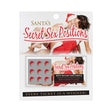 Santas Secret Sex Positions Scratch Tickets packaging featuring festive design and playful holiday couple.
