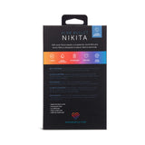 Nu Sensuelle Nikita Bullet with Nitro Motor Deep Turquoise packaging, featuring seven speeds and sleek design.