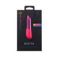 Nu Sensuelle Nikita Bullet with Nitro Motor Deep Pink packaging on display.