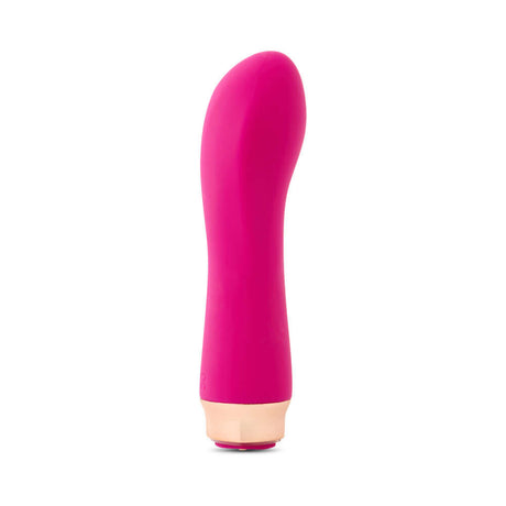 Nu Sensuelle Lynx Bullet with Nitro Motor Magenta sleek vibrator on a white background
