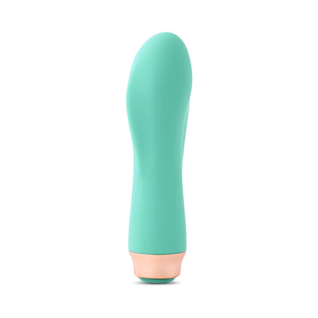 Nu Sensuelle Lynx Bullet with Nitro Motor Tiffany Blue sleek vibrator in a stylish Tiffany Blue shade.