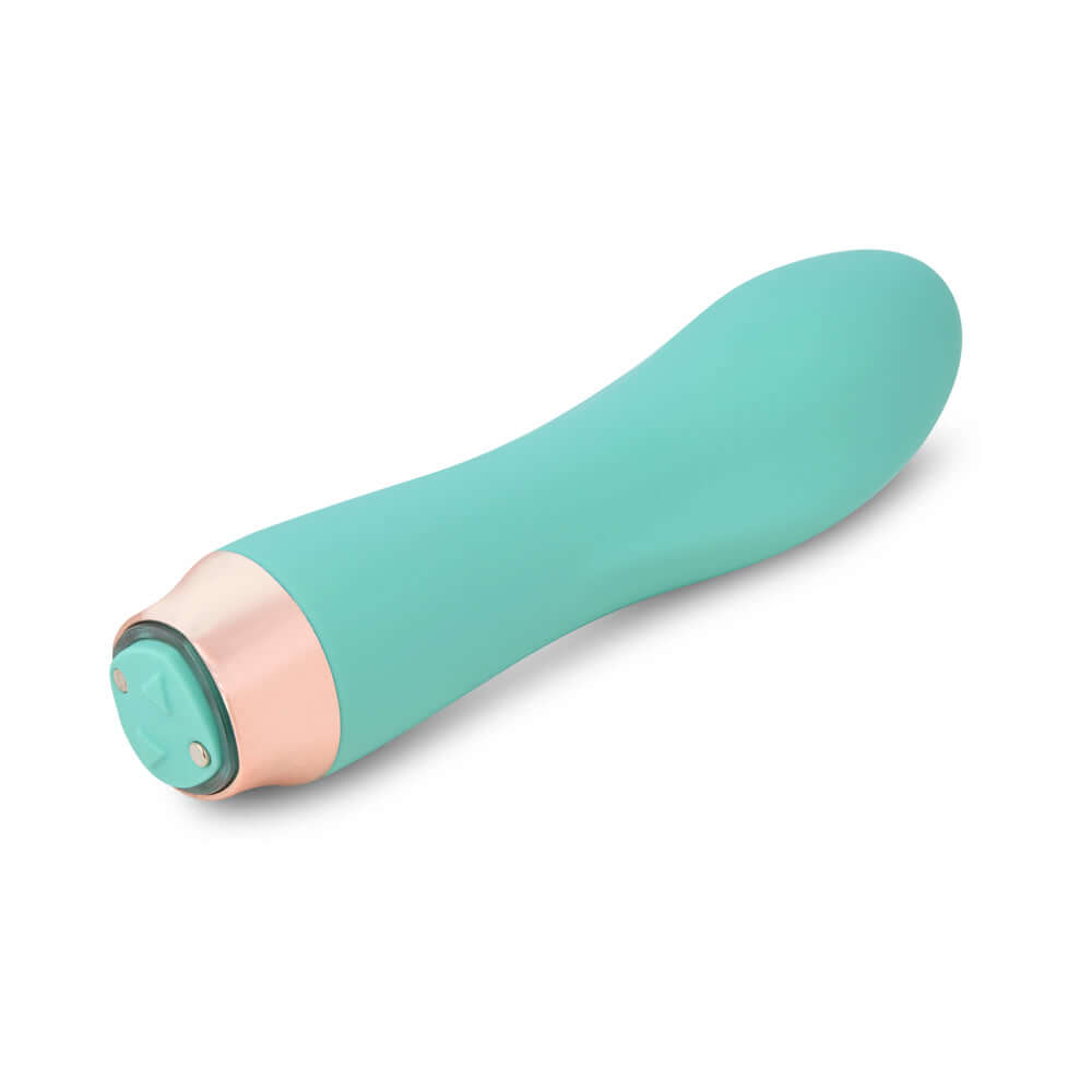 Nu Sensuelle Lynx Bullet with Nitro Motor Tiffany Blue sleek vibrator in turquoise color