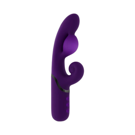 Evolved Pleasure Puff Inflatable Massager Purple, a vibrant dual vibrator designed for customizable pleasure.
