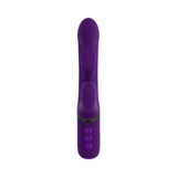 Evolved Pleasure Puff Inflatable Massager Purple front view showcasing its design and features.