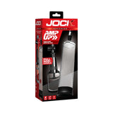 JOCK Amp Up Penis Pump with Pull Rod packaged display, featuring enhancement device for powerful results.