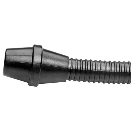 Close-up of the hose attachment for the JOCK Amp Up Penis Pump with Pull Rod, emphasizing precision and design.