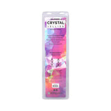 Crystal Jellies 18 inches Double Dong Teal packaging with vibrant colors and product details, designed for shared pleasure.