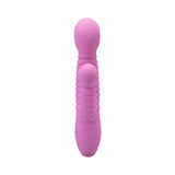 Polynesian Pleasures Into The C Seapuss Purple sleek vibrator with ripple texture for powerful stimulation.