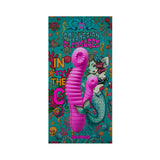 Polynesian Pleasures Into The C Seapuss Purple vibrator showcasing a sleek design and vibrant colors.