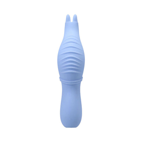 Polynesian Pleasures Into The C Seahorse Siren Maui Blue vibrator in elegant seahorse shape, colored Maui Blue.