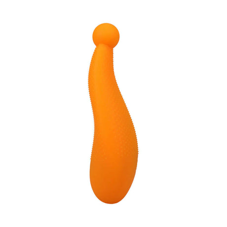 Polynesian Pleasures Into The C Sun Coralee Sunrise Orange silicone vibrator with coral-inspired design.
