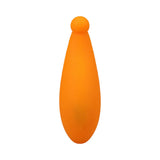 Polynesian Pleasures Into The C Sun Coralee Sunrise Orange silicone vibrator in a vibrant orange color.