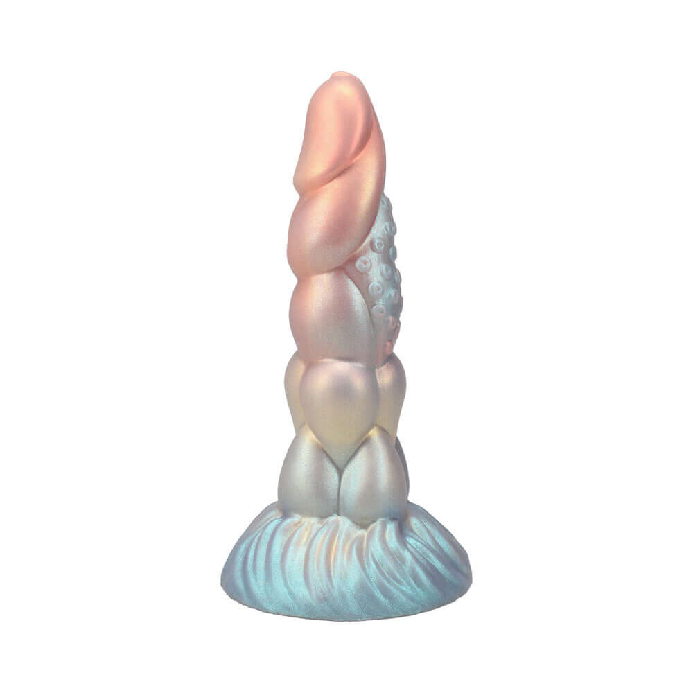 Vac-U-Lock x Fantasy Fuckers Milky Way Multi-Color silicone dildo with cosmic colors and textured design.