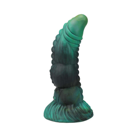 Vac-U-Lock x Fantasy Fuckers Green Serpent fantasy dildo with unique texture and design.