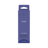 Intimate Enhancements Numb Anal Numbing Spray 2 Oz packaging, desensitizing spray for comfortable anal play.
