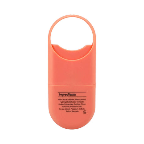 GoodHead Juicy Head Cocktails Dry Mouth Spray Peach packaging with ingredient list.