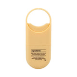 Ingredients list for GoodHead Dry Mouth Spray To-Go Strawberries & Champagne in a yellow container.