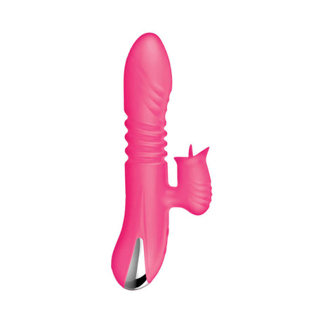 Intruder Heat Up Thruster Pink by Nasstoys, featuring dynamic dual-action stimulation and a semi-realistic shaft.