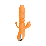 Intruder Heat Up Thruster with Tickler Orange by Nasstoys for dynamic stimulation and pleasure.