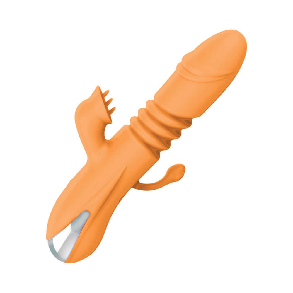 Intruder Heat Up Thruster with Tickler Orange from Nasstoys, featuring dynamic thrusting and fluttering functions.