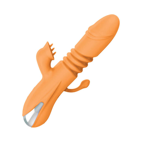 Intruder Heat Up Thruster with Tickler Orange from Nasstoys, featuring dynamic thrusting and fluttering functions.