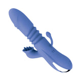 Intruder Heat Up Thruster with Tickler Blue, multi-zone stimulation, thrusting features, semi-realistic shaft.