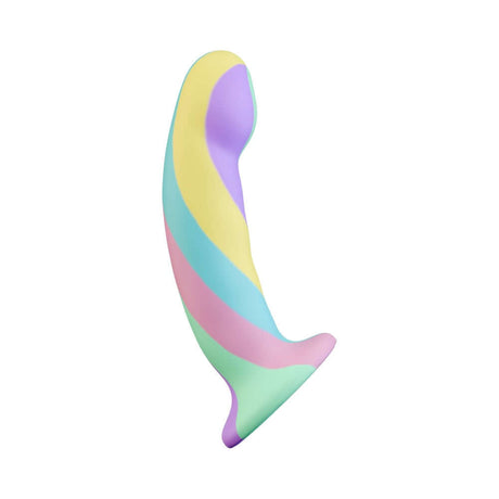 Avant Daydream Silicone Dildo with pastel colors and smooth curves for stylish pleasure.