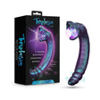 Temptasia Rattle Snake Vibrator Dark Millenia Purple packaging and product design showcasing the unique plasma globe feature.