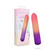 Play With Me Sunset Passion Rechargeable Vibrator in sleek packaging with a vibrant gradient design.