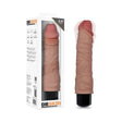 Dr Skin Silicone Dr Hunt Vibrating Dildo in packaging showcasing its detailed design and dimensions.