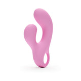 Gold-n-Dreams Agatha Rabbit Vibrator Rose Quartz elegantly designed for dual stimulation and intense pleasure.