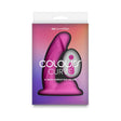 Colours Curve Vibrating 5 inch Dildo Pink packaging showing ergonomic design and powerful remote control.