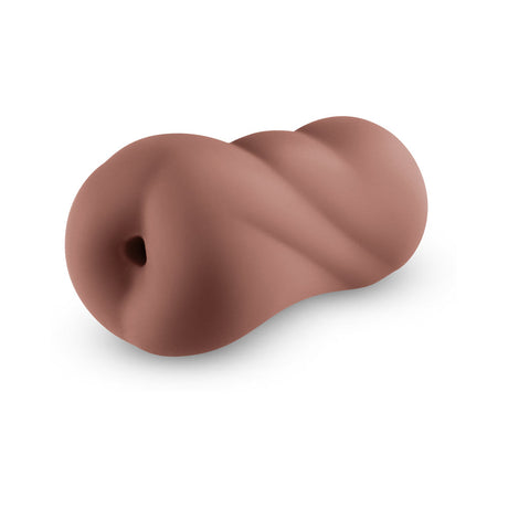 Pocket Pals Anal Stroker Brown, a lifelike compact stroker designed for intense pleasure.