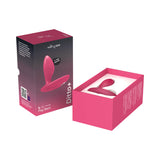 We-Vibe Ditto Plus Remote Control Vibrating Anal Plug Pink packaging box showing the product and design.