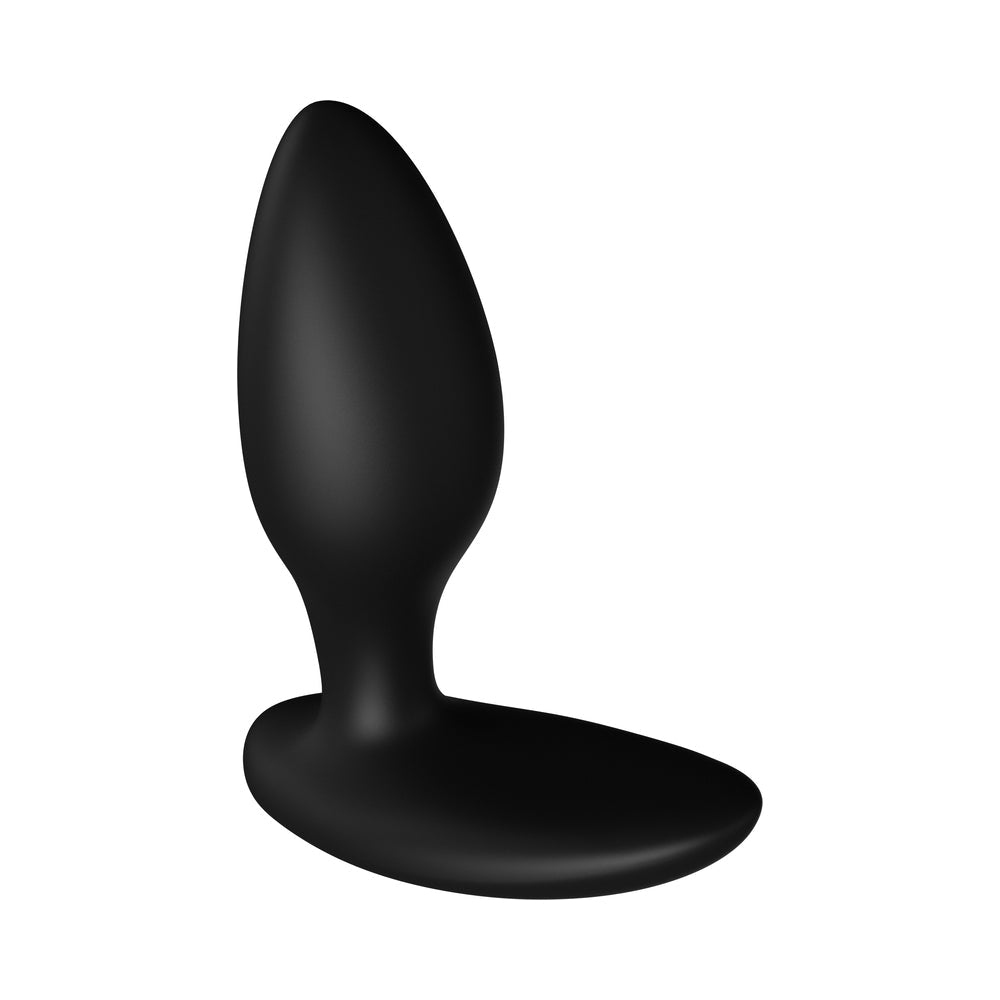 We-Vibe Ditto Plus Remote Control Vibrating Anal Plug Black, sleek design for comfortable pleasure.