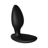 We-Vibe Ditto Plus Remote Control Vibrating Anal Plug Black on a white background, showcasing its sleek design.