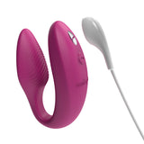 We-Vibe Sync 2 Remote Control Couples Vibrator Rose with remote control design for enhanced intimacy.