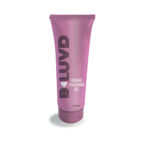 B-Luvd Vaginal Tightening Gel 2 Oz tube, designed for intimate wellness and enhanced sensitivity.