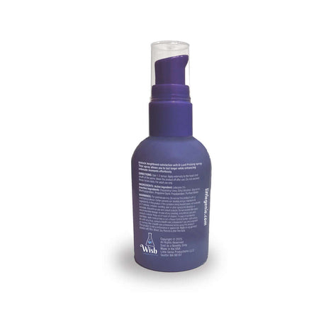 B-Luvd Prolong Spray 2 Oz. bottle with instructions and a pump top for enhancing intimate moments.