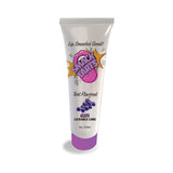 Smack Tarts Lickable Lube Sour Grape 2 Oz tube with vibrant packaging and grape flavor information.