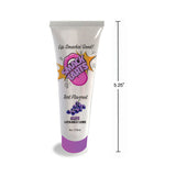 Smack Tarts Lickable Lube Sour Grape 2 Oz tube with colorful design and measurements.