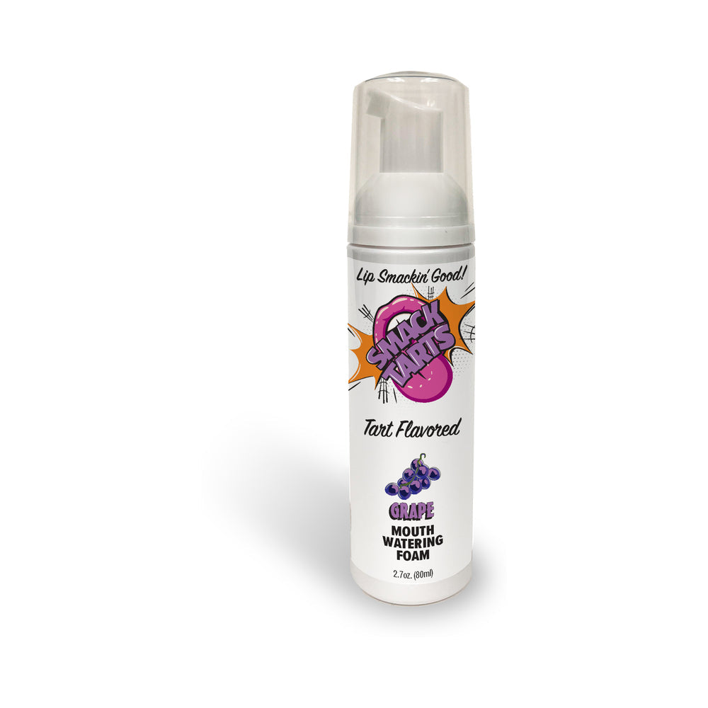 Smack Tarts Mouthwatering Foam Sour Grape 2.7 Oz - Tart flavored mouthwatering foam for a tangy, fun experience.
