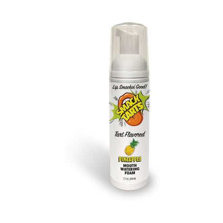Smack Tarts Mouthwatering Foam Sour Pineapple 2.7 Oz packaging designed for a fun and flavorful intimate experience.