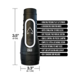 MSTR B8 Goon & Grip Vibrating Pressure Play Stroker with multiple features and specifications for enhanced pleasure.