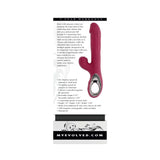 Evolved Bursting With Pleasure Vibrator Burgundy displayed with details on features, warranty, and specifications.