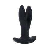 Gender X Spread The Love Prostate Massager Black showcasing its innovative design and dual vibrating fingers.