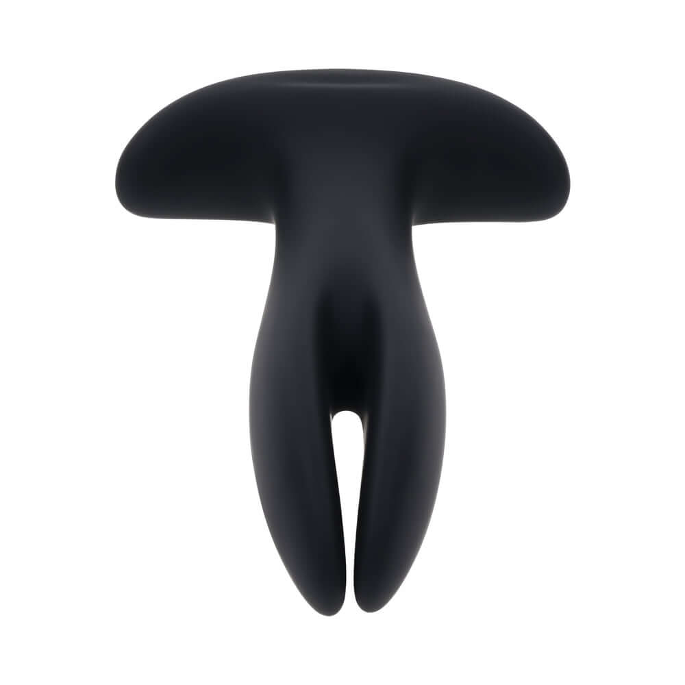 Gender X Spread The Love Prostate Massager Black, innovative design with rhythmic vibrating fingers for pleasure.