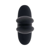 Gender X Spread The Love Prostate Massager Black features a sleek design with two vibrating fingers.