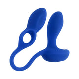 Gender X Back For More Prostate Massager Blue, dual-ended silicone vibrator for targeted stimulation.