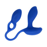 Gender X Back For More Prostate Massager Blue, a dual-ended silicone vibrator for targeted stimulation.